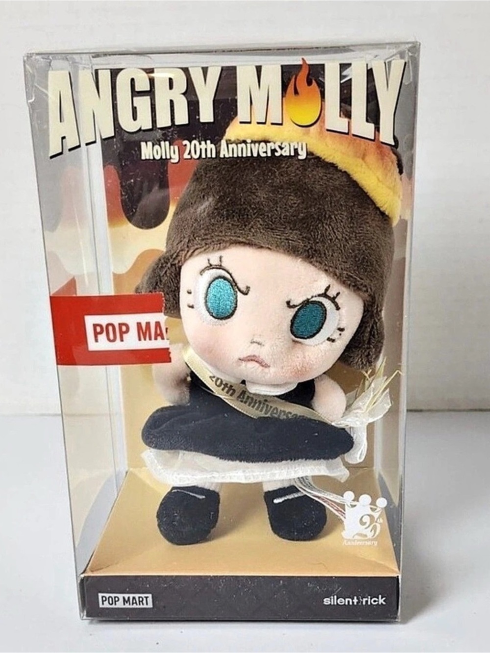 POP MART Angry Molly 20th Anniversary K-Party Edition Plush Collectible